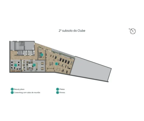 2º subsolo do Clube