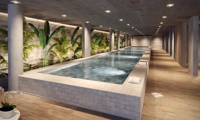 Clube: Piscina coberta