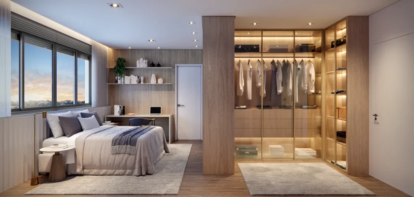 Suíte do apto 167 m²