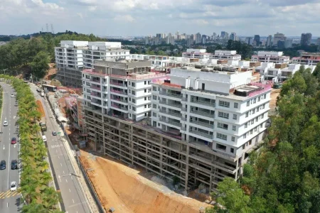 Vista frontal torres 3 e 4